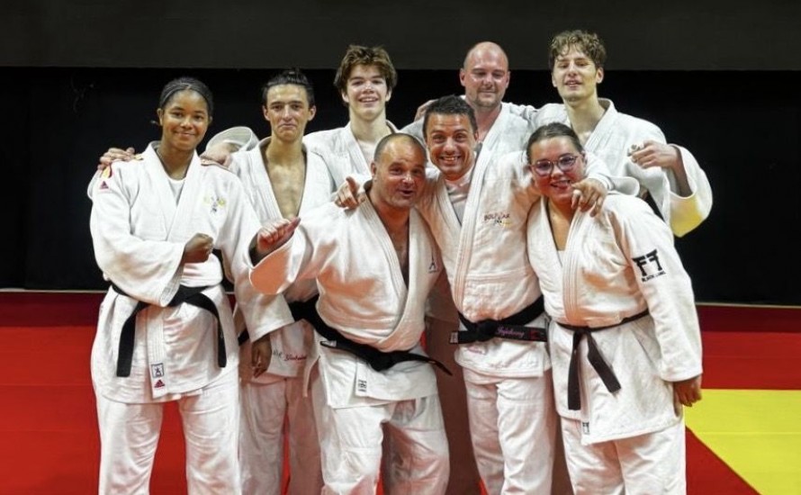 Nos judokas au Dojo de Paris